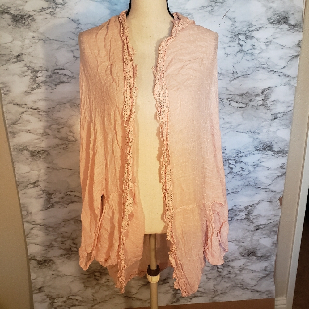 Light pink cardigan
